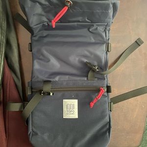 Topo backpack with tags
